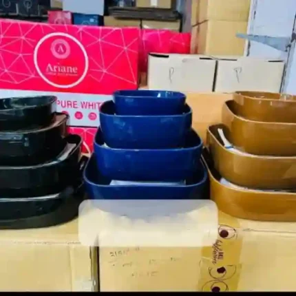 4 pcs colorful Square Serving Dish - Image 4