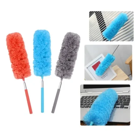 Adjustable Microfiber Dusting Brush Extend Stretch Feather Home Duster Air-condition Car Furniture Household Cleaning Brush - Minimalistic - Image 3