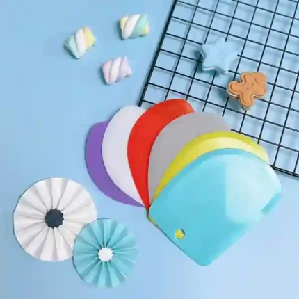 3 pis Plastic Cake Cream Spatula Scraper Dough Cutter Fondant Bread Pizza Tools Spatula Cake Butter Scraper - Image 2