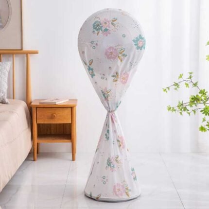 Fan Cover Matte Waterproof Standing Fan Cover Safety Protection Household Pedestal Fan Dust Cove - Image 2