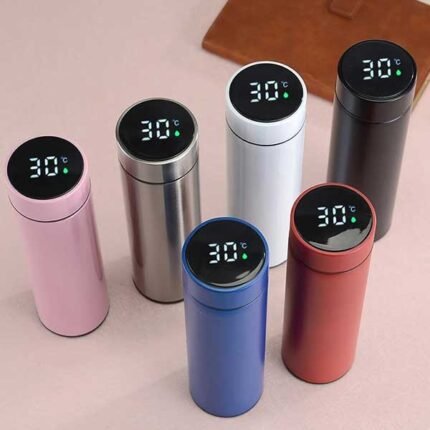 Tamparature Thermos Water Bottle with Temperature Display Traveling Bottle 500 ML, - Image 5