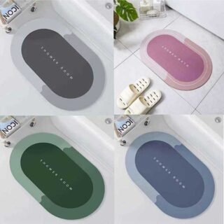 Super Absorbent Floor Mat, Memory Foam Bath Mat Absorbent Super Cozy Soft Strong