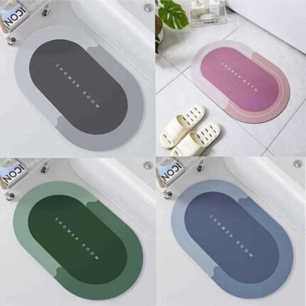 Super Absorbent Floor Mat, Memory Foam Bath Mat Absorbent Super Cozy Soft Strong