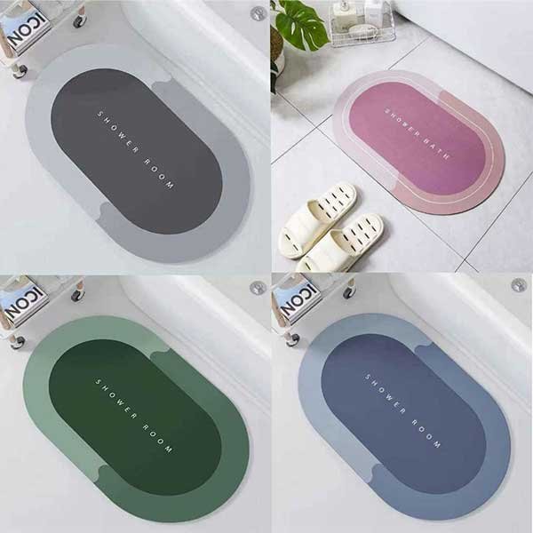 Untitled-2 Super Absorbent Floor Mat, Memory Foam Bath Mat Absorbent Super Cozy Soft Strong - Image 1