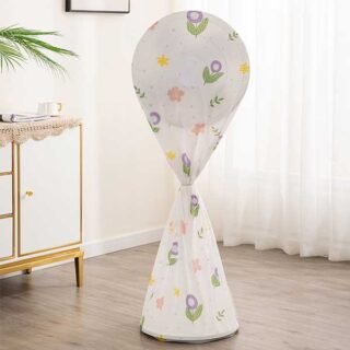 Fan Cover Matte Waterproof Standing Fan Cover Safety Protection Household Pedestal Fan Dust Cove - Image 3