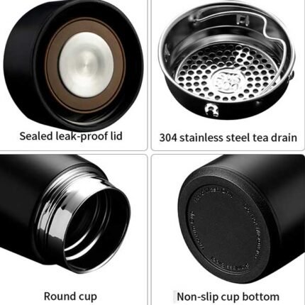 Tamparature Thermos Water Bottle with Temperature Display Traveling Bottle 500 ML, - Image 3