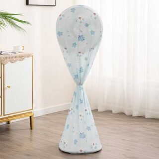 Fan Cover Matte Waterproof Standing Fan Cover Safety Protection Household Pedestal Fan Dust Cove - Image 4