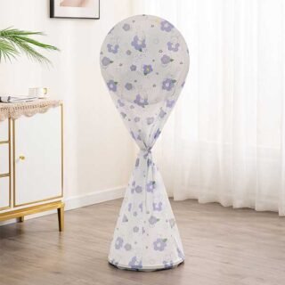 Fan Cover Matte Waterproof Standing Fan Cover Safety Protection Household Pedestal Fan Dust Cove - Image 5
