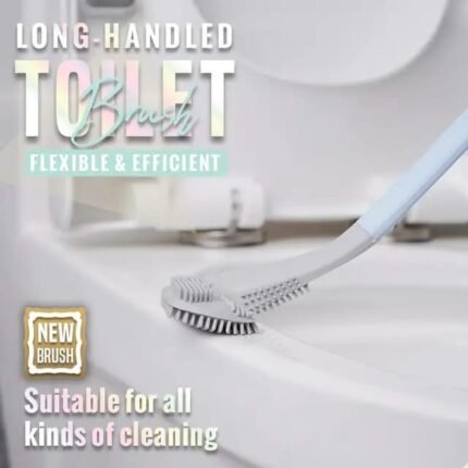 Soft Wall Hanging Multi-functional Silicone Toilet Brush - Image 5