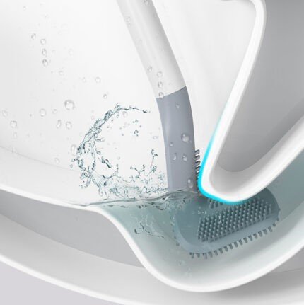 Soft Wall Hanging Multi-functional Silicone Toilet Brush - Image 12