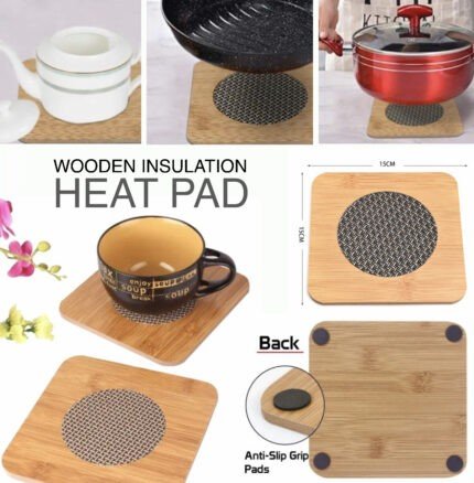 Handmade, Natural, Eco-Friendly and Heat-Resistant Table Mats, Best of Bowls, for Decoration and Protection, 17x17cm