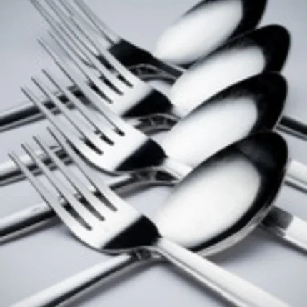 6.7 Inches Stainless Steel tea Spoon/fork Set of 6 - Image 7