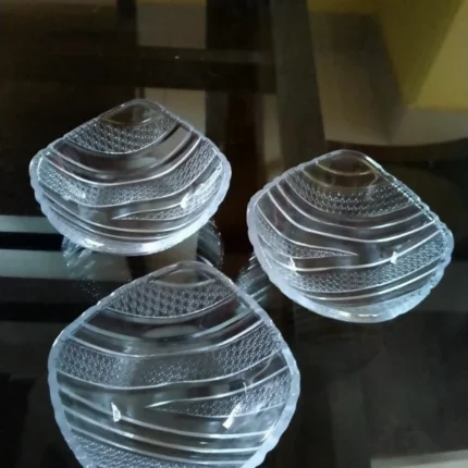 6 Pcs Crystal Glass Soup Firni Set & Bati Set, Bowl Set - MNB142 - Image 3