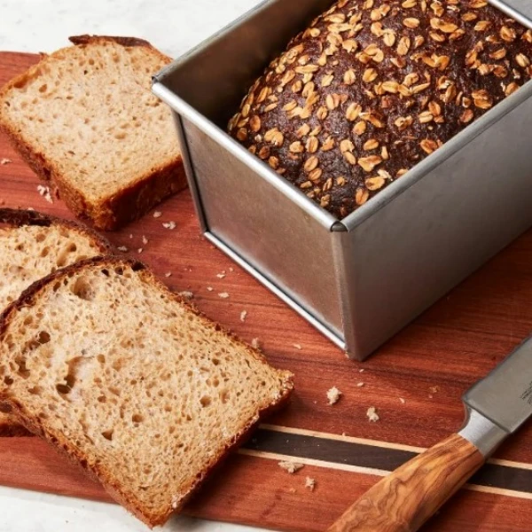 3d462744-4095-46ce-a71f-21ee6b1d7e91 5 /7/10 inch Rectangular Shape Bread Mold / Pound Cake Mold With Lid - Image 1