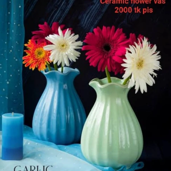 57e4725d-2a3c-48b3-ad5c-69e856736d09 Decorative Ceramic Flower Vase Wedding Decor - Image 1