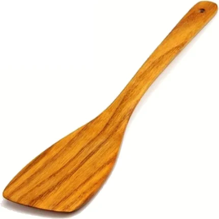Bamboo Spatula.Long Handle Flat Frying Spatula. - Image 2