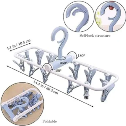 12 pis folding cloth hanger - Image 2