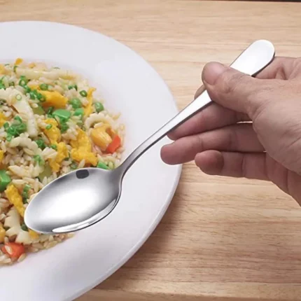 6.7 Inches Stainless Steel tea Spoon/fork Set of 6 - Image 3