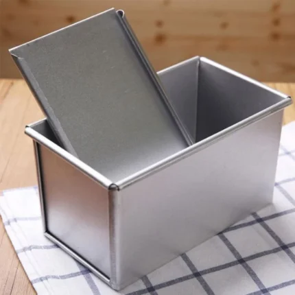 5 /7/10 inch Rectangular Shape Bread Mold / Pound Cake Mold With Lid - Image 5