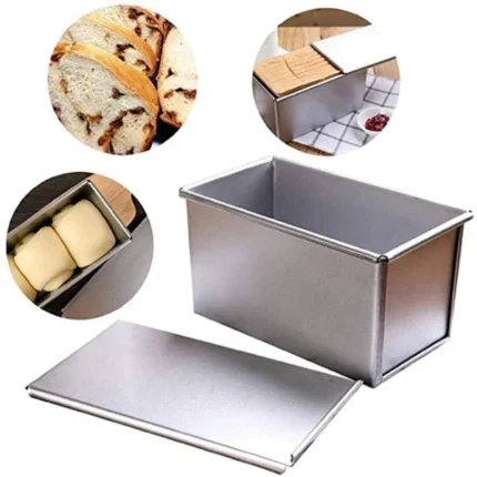 5 /7/10 inch Rectangular Shape Bread Mold / Pound Cake Mold With Lid - Image 4