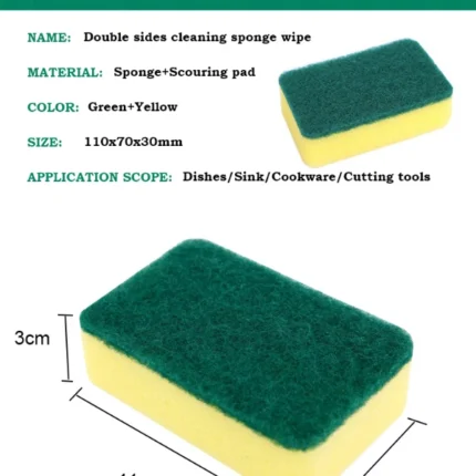 Cleaning Sponge Scouring Pad 4pcs - Image 5