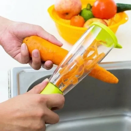 Peeler With Rubbish Bin Stainless Steel Multi-function Vegetable Peeler