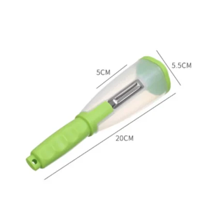 Peeler With Rubbish Bin Stainless Steel Multi-function Vegetable Peeler - Image 2