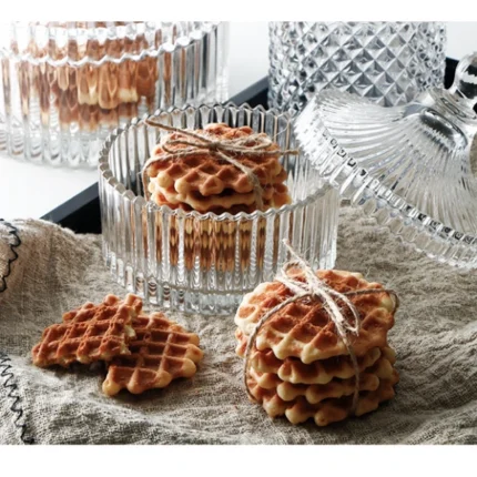 Luxury sugar bowl candy Jars with glass lid for home decoration - Image 7