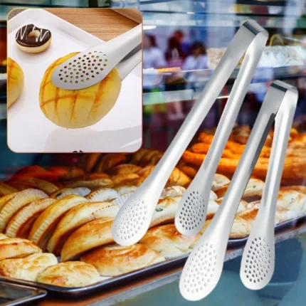 Stainless Steel Kitchen Tongs Barbecue Steak Clip - Image 2