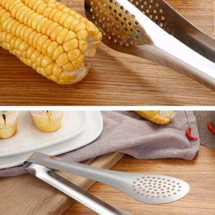 Stainless Steel Kitchen Tongs Barbecue Steak Clip - Image 3