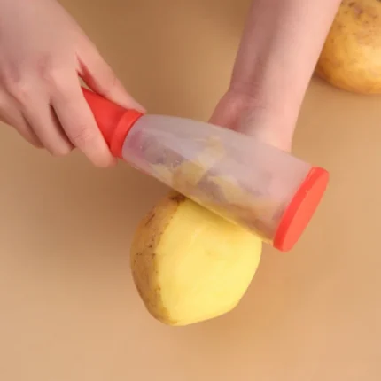 Peeler With Rubbish Bin Stainless Steel Multi-function Vegetable Peeler - Image 5