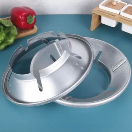High Efficiency 8 Hole Gas Stove Energy Saving Cover Heat Insulation Pot Holder Wind Shield Rack - Image 2