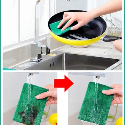 Large Dish Washer 5 Pcs set (Hard) - Green - Image 4