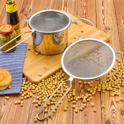 Stainless Steel Fine Mesh Strainer, - Image 3