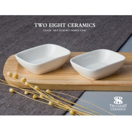 Squire ceramic sweet sauce salad sanacks serving tray - Image 2