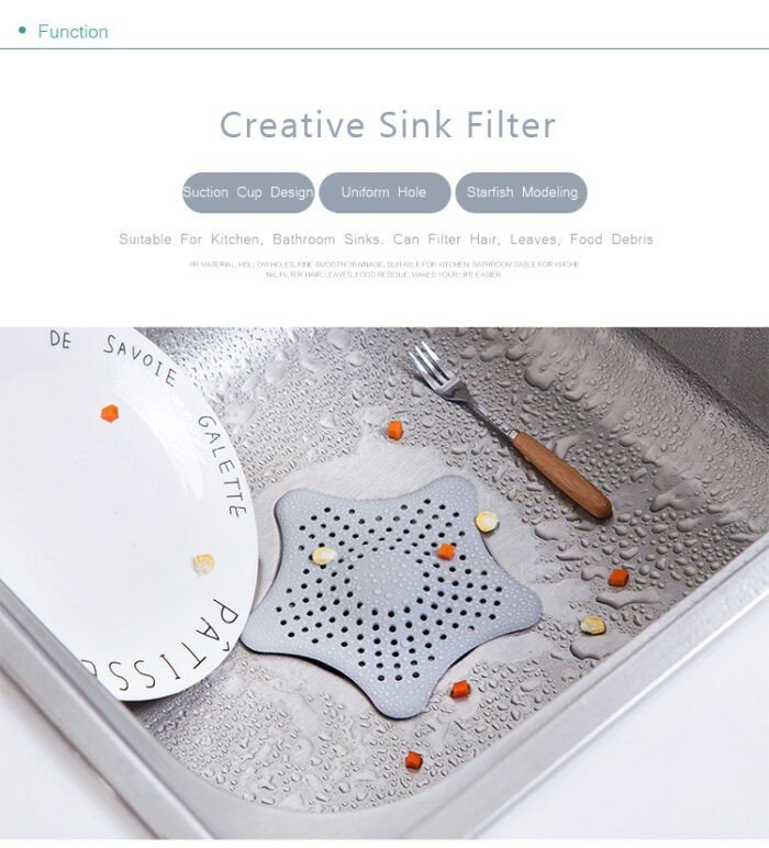4Pcs Bathroom Sink Filter Kitchen Sink Strainer Sewer Drain Strainer Bathtub Drain Cover Hair Catcher - Image 5