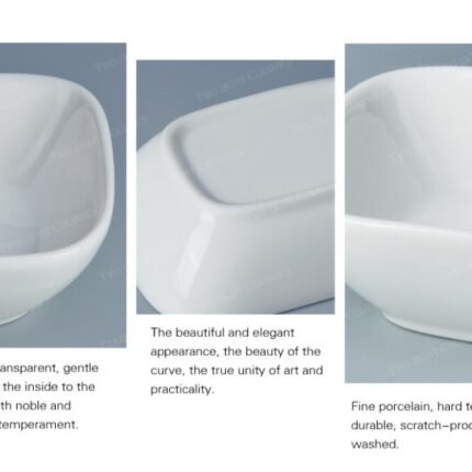 Squire ceramic sweet sauce salad sanacks serving tray - Image 4