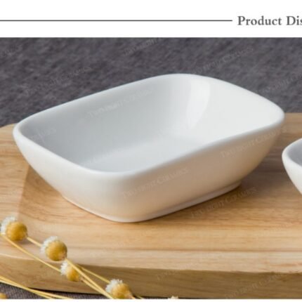 Squire ceramic sweet sauce salad sanacks serving tray
