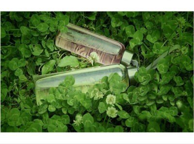 Drinking Glass Bottle 420 ml with cover - Water Bottle - water bottle - Image 2