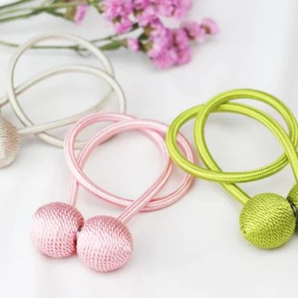 1 pair Magnetic Curtain Tieback  Magnet Clip For Curtain Rod - Image 2