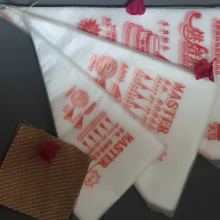 10 piece Plastic Piping Bags Cake Cream Decorating - Image 2
