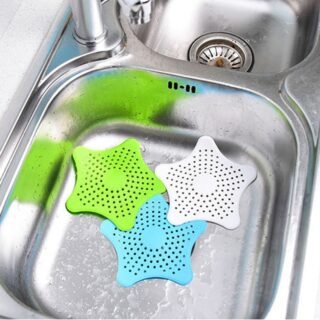 4Pcs Bathroom Sink Filter Kitchen Sink Strainer Sewer Drain Strainer Bathtub Drain Cover Hair Catcher