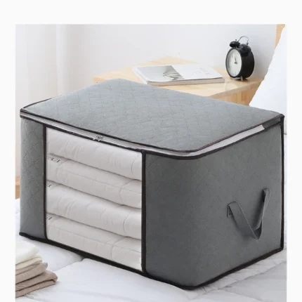 High Capacity Non-woven Multi-functional Storage Bag Clothes Quilt Storage BagPacking Bags - Image 3