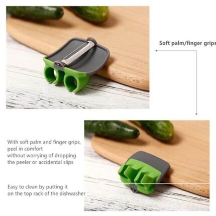 Multifunctional Stainless Steel Finger Peeler - Image 2