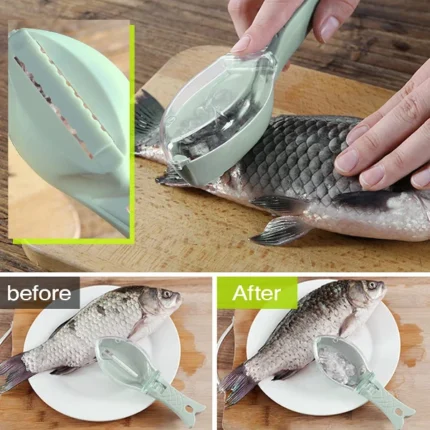 Fish Scraping Fishing Scale Brush Graters Fast Remove Fish Cooking Tool