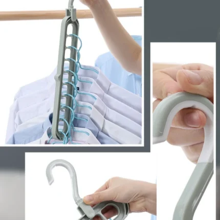 Multi-Function Folding Magic Cloth Hanger - Image 3