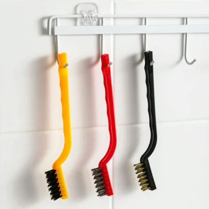 3Pcs/Set 7 inches Stainless Steel Brush Brass Cleaning Brush Polishing Rust Remover Metal Wire Brush Cleaning Tool Family - Image 6