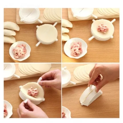 3pcs/set Plastic Dumpling Mold Dough Press Gadgets Cooking Dumplings Easily - Image 2