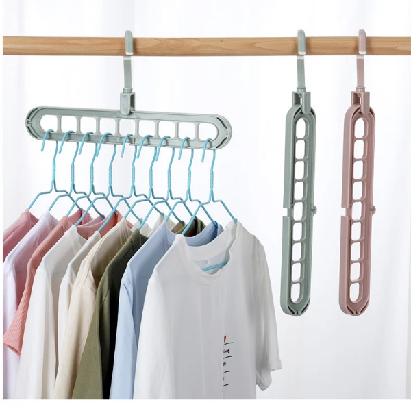 S617ccff9607d48ce8faeaa27d8ea649f7 Multi-Function Folding Magic Cloth Hanger - Image 1