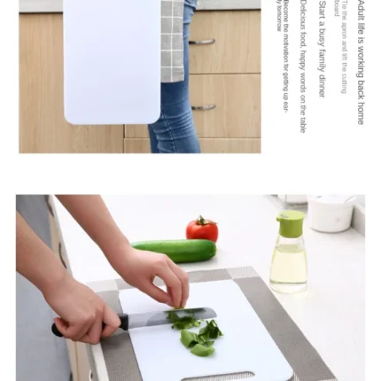 Durable PP Cutting Board Non-slip Vegetable Fruit Chopping Board - Image 3